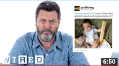 Nick Offerman questions video thumbnail